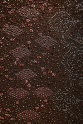 tissu perlé & sequins brodés