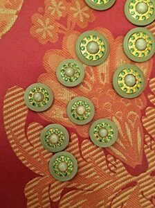 lot de 11 boutons artisanaux