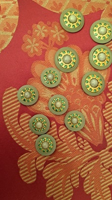 lot de 11 boutons artisanaux